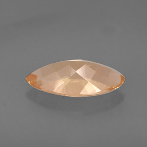 Andesina labradorita laranja natural 1,60ct, marquise, VS