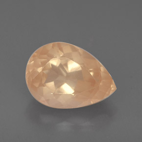 Labradorita andesina mel de laranja Natural 2.03ct, Formato de pêra, VVS-VS