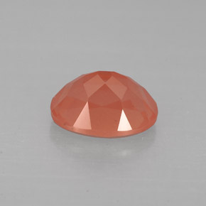 Labradorita andesina mel vermelho Natural 1.31ct, Corte Oval, VS