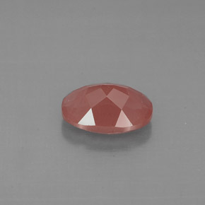 Andesina labradorita vermelho natural 0,85ct, corte oval, VS