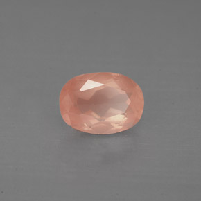 Andesina labradorita vermelho natural 0,97ct, corte oval, VS