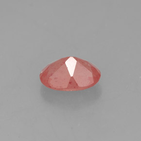 Andesina labradorita vermelho natural 1,13ct, transparente, transparente/translúcido