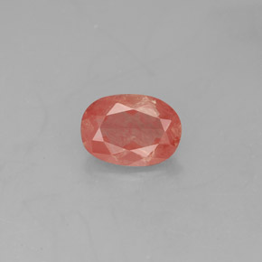 Andesina labradorita vermelho natural 0,79ct, transparente, transparente/translúcido