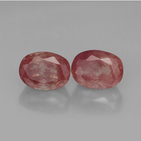 Pedras preciosas de andesina labradorita vermelho natural de  ct, transparente, transparente/translúcido