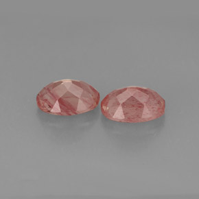 Pedras preciosas de andesina labradorita vermelho natural de  ct, transparente, transparente/translúcido
