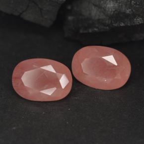 Pedras preciosas de andesina labradorita vermelho natural de 1,90 ct, corte oval, VVS-VS