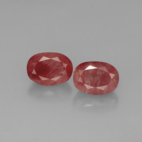 Pedras preciosas de andesina labradorita vermelho natural de  ct, transparente, transparente/translúcido