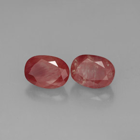 Pedras preciosas de andesina labradorita vermelho natural de  ct, transparente, transparente/translúcido