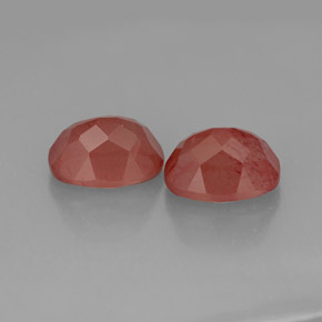 Pedras preciosas de andesina labradorita vermelho natural de  ct, transparente, transparente/translúcido