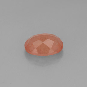 Andesina labradorita vermelho natural 1,30ct, transparente, transparente/translúcido