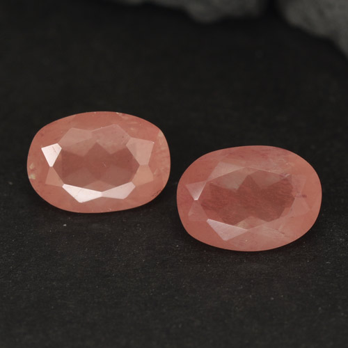 Pedras preciosas de andesina labradorita vermelho natural de 1,91 ct, corte oval, VVS-VS