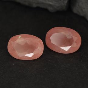 Pedras preciosas de andesina labradorita vermelho natural de 1,91 ct, corte oval, VVS-VS