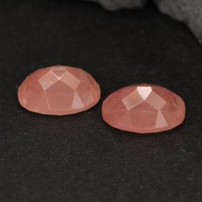 Pedras preciosas de andesina labradorita vermelho natural de 1,91 ct, corte oval, VVS-VS