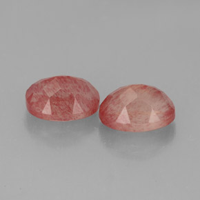 Pedras preciosas de andesina labradorita vermelho natural de  ct, transparente, transparente/translúcido