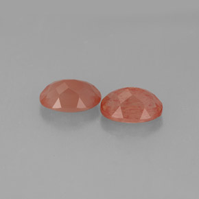 Pedras preciosas de andesina labradorita vermelho natural de  ct, transparente, transparente/translúcido