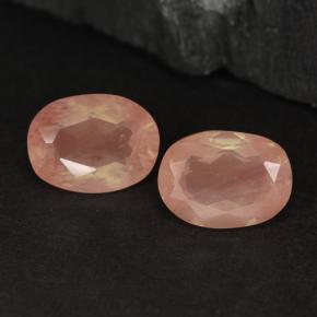 Pedras preciosas de andesina labradorita vermelho natural de 2,86 ct, corte oval, VVS-VS