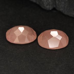 Pedras preciosas de andesina labradorita vermelho natural de 2,86 ct, corte oval, VVS-VS