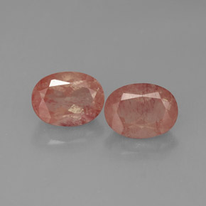 Pedras preciosas de andesina labradorita vermelho natural de  ct, transparente, transparente/translúcido