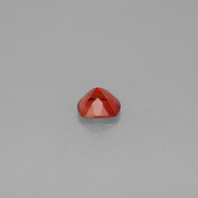 Andesina labradorita laranja natural 0,73ct, almofada cortada, VVS-VS