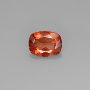Labradorita andesina mel de laranja Natural 1.43ct, Almofada cortada, VVS-VS