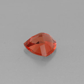 Andesina labradorita laranja natural 0,97ct, trillion, VVS-VS