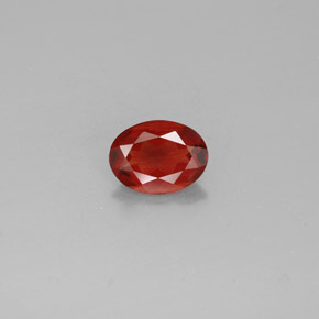 Labradorita andesina mel vermelho Natural 0.94ct, Corte Oval, VS