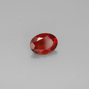 Labradorita andesina mel vermelho Natural 0.94ct, Corte Oval, VS