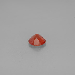 Andesina labradorita vermelho natural 0,94ct, corte redondo, VS
