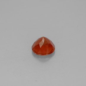 Labradorita andesina mel de laranja Natural 1.20ct, Corte Redondo, VS