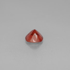 Andesina labradorita vermelho natural 1,08ct, almofada cortada, VS