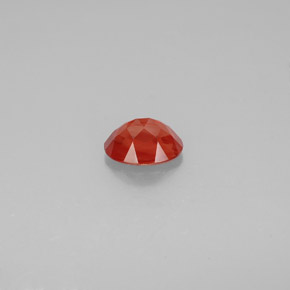 Andesina labradorita laranja natural 1,02ct, corte oval, VS-SI