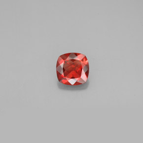 Andesina labradorita vermelho natural 0,72ct, almofada cortada, VS-SI