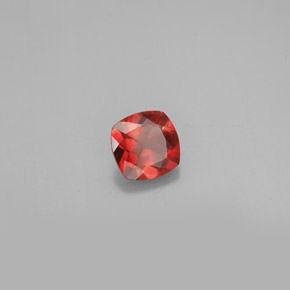 Andesina labradorita vermelho natural 0,72ct, almofada cortada, VS-SI