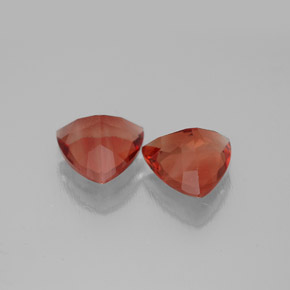 Pedras preciosas de andesina labradorita laranja natural de  ct, trillion, VVS-VS