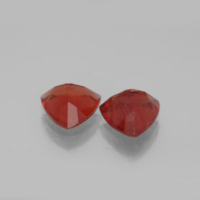 Pedras preciosas de andesina labradorita laranja natural de  ct, trillion, VVS-VS