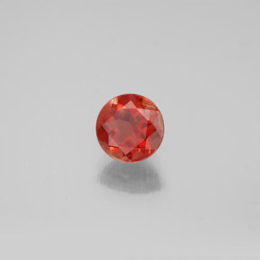 Labradorita andesina mel de laranja Natural 0.79ct, Corte Redondo, VVS-VS