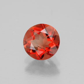 Labradorita andesina mel de laranja Natural 0.67ct, Corte Redondo, VS-SI