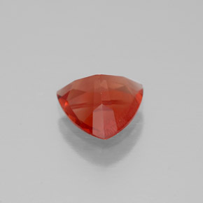 Andesina labradorita laranja natural 0,82ct, trillion, VVS-VS