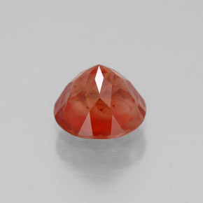 Labradorita andesina mel de laranja Natural 0.77ct, Corte Redondo, VS