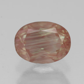 Andesina labradorita vermelho natural 1,36ct, transparente, transparente/translúcido