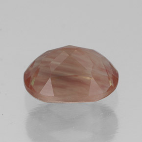 Andesina labradorita vermelho natural 1,36ct, transparente, transparente/translúcido