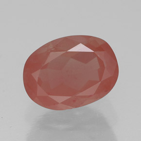 Andesina labradorita vermelho natural 1,50ct, transparente, transparente/translúcido