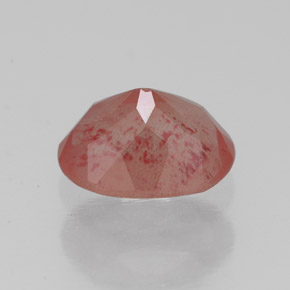 Andesina labradorita vermelho natural 1,30ct, transparente, transparente/translúcido