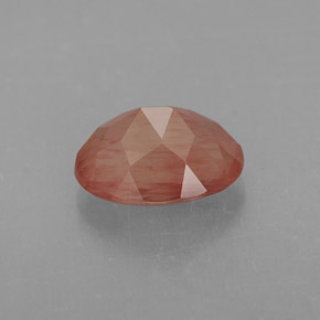 Labradorita andesina mel vermelho Natural 1.18ct, Transparente, Transparente/Translúcido