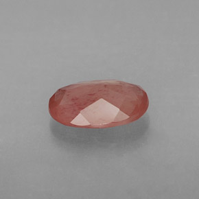 Andesina labradorita vermelho natural 0,82ct, transparente, transparente/translúcido