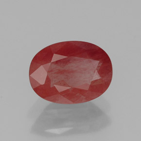 Andesina labradorita vermelho natural 1,06ct, transparente, transparente/translúcido