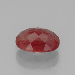 Andesina labradorita vermelho natural 1,06ct, transparente, transparente/translúcido