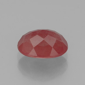 Andesina labradorita vermelho natural 1,20ct, transparente, transparente/translúcido