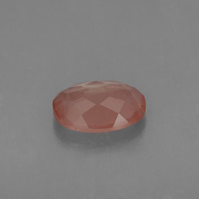 Andesina labradorita vermelho natural 1,07ct, corte oval, VVS-VS
