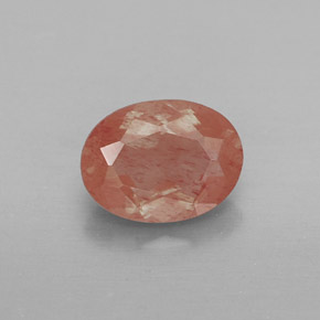 Andesina labradorita vermelho natural 0,85ct, transparente, transparente/translúcido